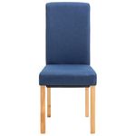 Casa si Gradina - Mobilier - Scaune si fotolii - Scaune - Scaune de bucatarie, 4 buc., albastru, material textil - Infinity.ro