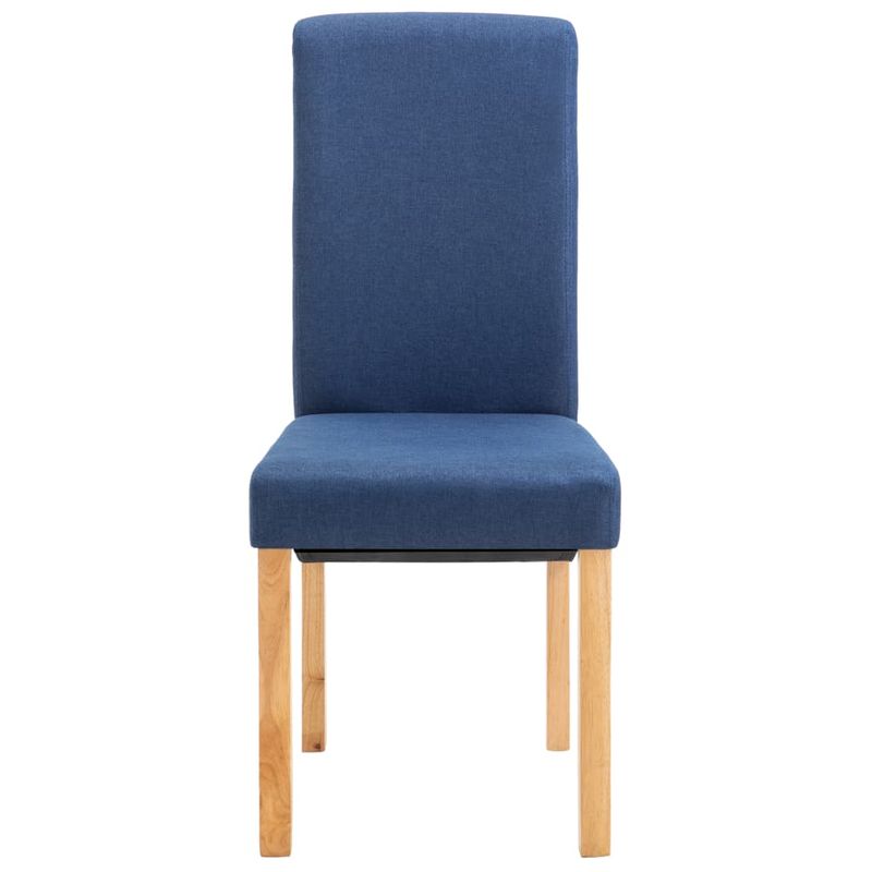 Casa si Gradina - Mobilier - Scaune si fotolii - Scaune - Scaune de bucatarie, 4 buc., albastru, material textil - Infinity.ro