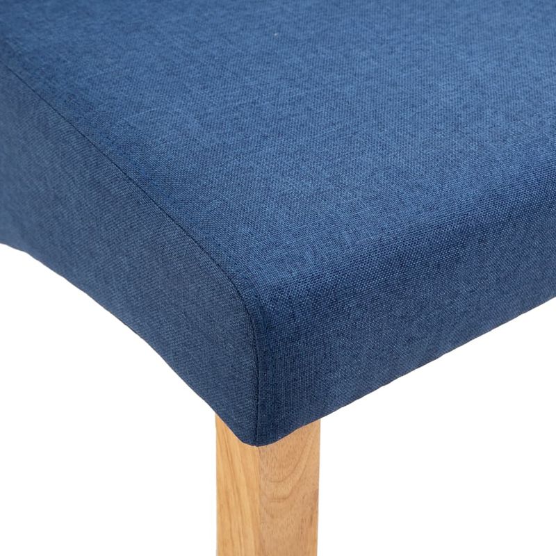 Casa si Gradina - Mobilier - Scaune si fotolii - Scaune - Scaune de bucatarie, 4 buc., albastru, material textil - Infinity.ro