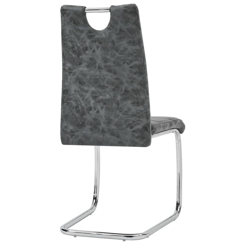 Casa si Gradina - Mobilier - Scaune si fotolii - Scaune - Scaune de bucatarie, 2 buc., negru, piele ecologica - Infinity.ro