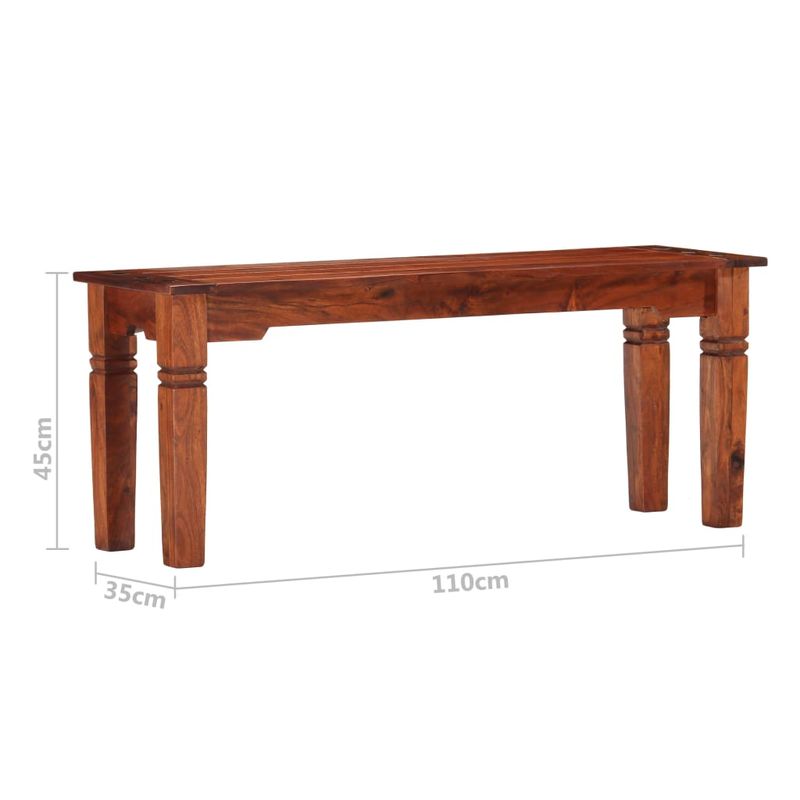 Casa si Gradina - Mobilier - Canapele si coltare - Banchete - Banca, 110 cm, lemn masiv de acacia - Infinity.ro