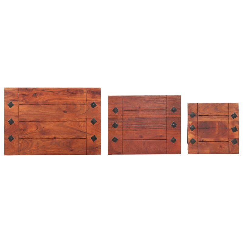 Casa si Gradina - Mobilier - Mese si birouri - Mese living - Mese suprapuse, 3 buc., lemn masiv de acacia - Infinity.ro