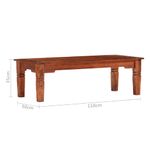 Casa si Gradina - Mobilier - Mese si birouri - Masute de cafea - Masuta de cafea, 110x50x35 cm, lemn masiv de acacia - Infinity.ro