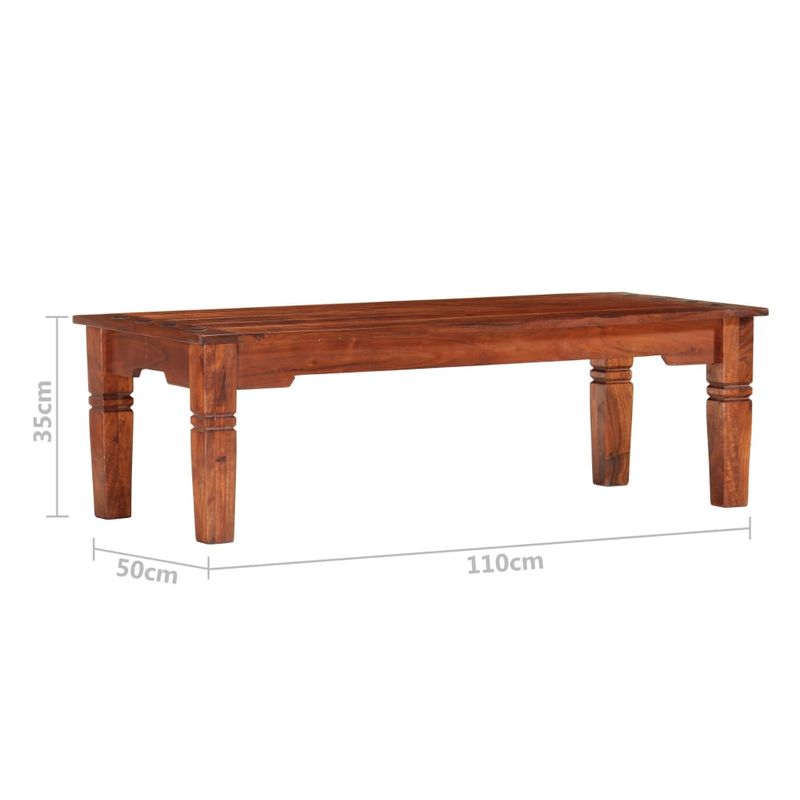 Casa si Gradina - Mobilier - Mese si birouri - Masute de cafea - Masuta de cafea, 110x50x35 cm, lemn masiv de acacia - Infinity.ro