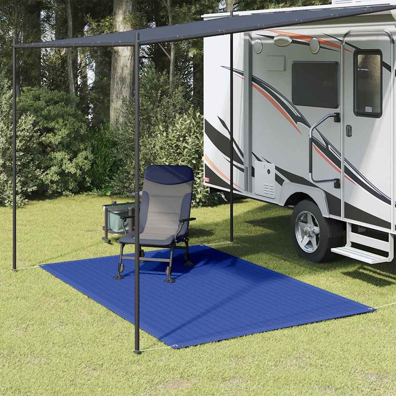 Sport si Outdoor - Camping - Accesorii corturi - Covor pentru cort, albastru, 250x200 cm, HDPE - Infinity.ro
