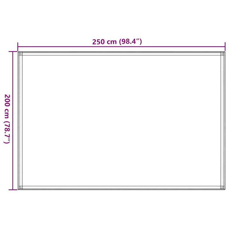 Sport si Outdoor - Camping - Accesorii corturi - Covor pentru cort, albastru, 250x200 cm, HDPE - Infinity.ro