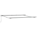 Casa si Gradina - Gradina si terasa - Umbrele si pavilioane - Pavilioane - Cadru de copertina manual antracit, 4.5 × 3 m, Metal - Infinity.ro