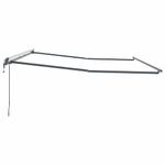 Casa si Gradina - Gradina si terasa - Umbrele si pavilioane - Pavilioane - Cadru de copertina manual antracit, 4.5 × 3 m, Metal - Infinity.ro