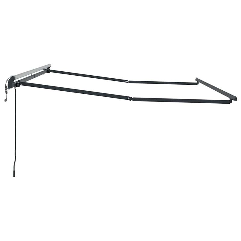 Casa si Gradina - Gradina si terasa - Umbrele si pavilioane - Pavilioane - Cadru de copertina manual antracit, 3.5 x 2.5 m, Metal - Infinity.ro