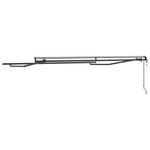 Casa si Gradina - Gradina si terasa - Umbrele si pavilioane - Pavilioane - Cadru de copertina manual antracit, 3.5 x 2.5 m, Metal - Infinity.ro