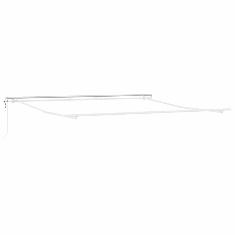Casa si Gradina - Gradina si terasa - Umbrele si pavilioane - Umbrele - Copertina Manual Alb 5 × 3,5 m Metal - Infinity.ro