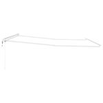 Casa si Gradina - Gradina si terasa - Umbrele si pavilioane - Umbrele - Copertina Manual Alb 5 × 3,5 m Metal - Infinity.ro