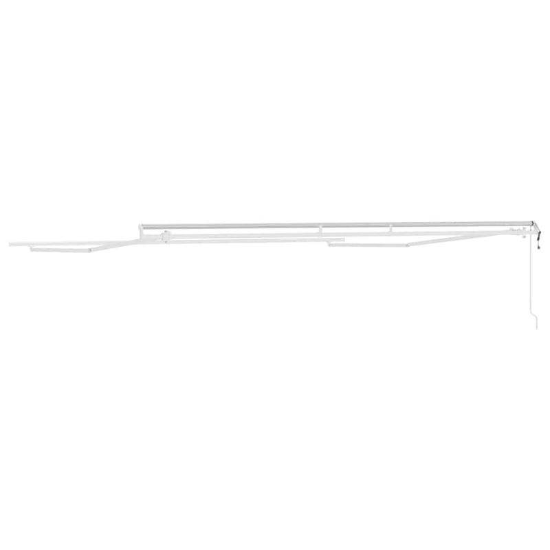 Casa si Gradina - Gradina si terasa - Umbrele si pavilioane - Umbrele - Copertina Manual Alb 5 × 3,5 m Metal - Infinity.ro