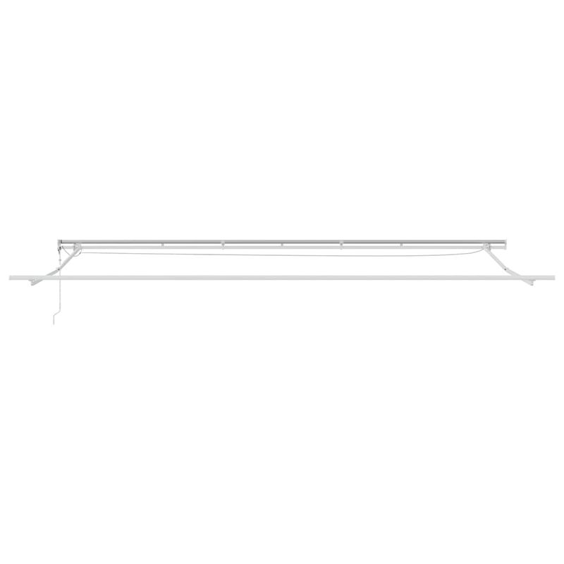 Casa si Gradina - Gradina si terasa - Umbrele si pavilioane - Umbrele - Copertina cu Manual Alb 6 x 3 m Metal - Infinity.ro