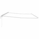 Casa si Gradina - Gradina si terasa - Umbrele si pavilioane - Umbrele - Copertina cu Manual Alb 6 x 3 m Metal - Infinity.ro