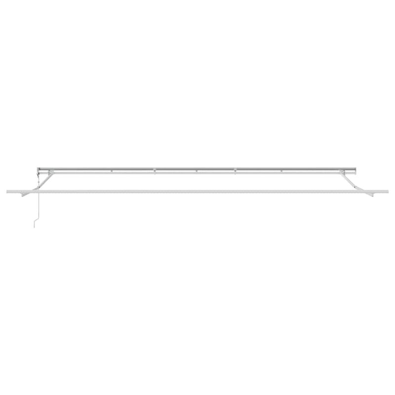 Casa si Gradina - Gradina si terasa - Umbrele si pavilioane - Umbrele - Copertina Manual Alb 6 × 3,5 m Metal - Infinity.ro