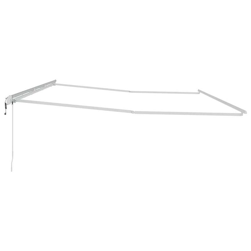Casa si Gradina - Gradina si terasa - Umbrele si pavilioane - Umbrele - Copertina Manual Alb 6 × 3,5 m Metal - Infinity.ro
