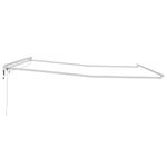 Casa si Gradina - Gradina si terasa - Umbrele si pavilioane - Umbrele - Copertina cu Manual Alb 4,5 × 3,5 m Metal - Infinity.ro