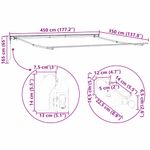 Casa si Gradina - Gradina si terasa - Umbrele si pavilioane - Umbrele - Copertina cu Manual Alb 4,5 × 3,5 m Metal - Infinity.ro