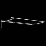 Casa si Gradina - Gradina si terasa - Umbrele si pavilioane - Umbrele - Copertina cu Manual Alb 4,5 × 3 m Metal - Infinity.ro