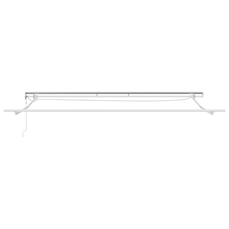 Casa si Gradina - Gradina si terasa - Umbrele si pavilioane - Umbrele - Copertina cu Manual Alb 4,5 × 3 m Metal - Infinity.ro