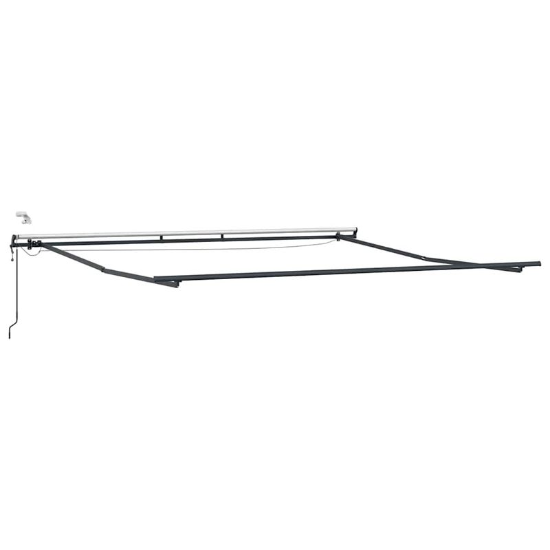 Casa si Gradina - Gradina si terasa - Umbrele si pavilioane - Umbrele - Copertina cu Antracit 5 × 3,5 m Metal - Infinity.ro