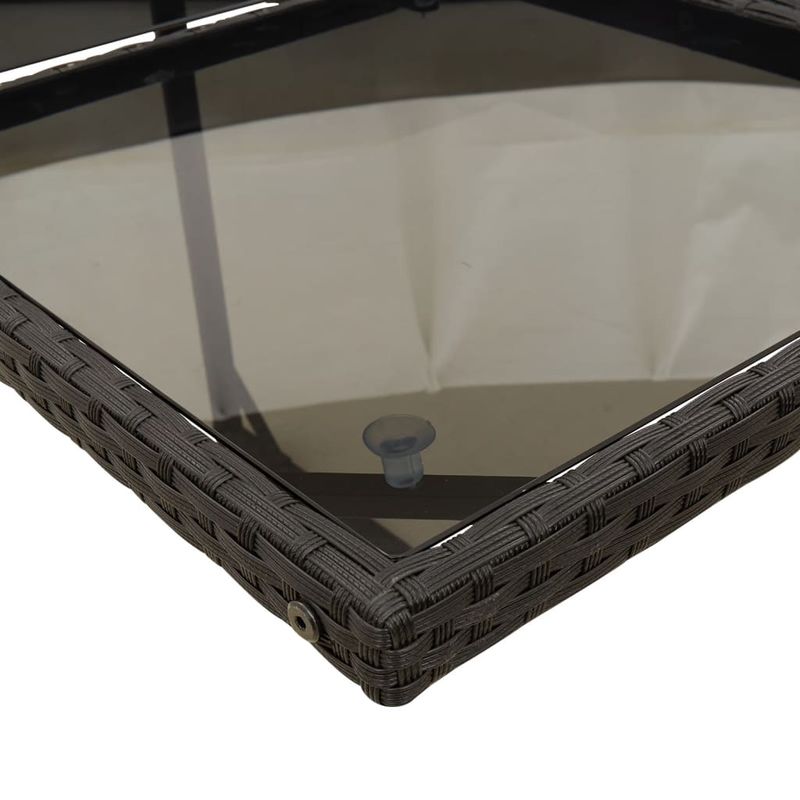 Casa si Gradina - Gradina si terasa - Mobilier exterior - Seturi mobila gradina - Set mobilier de gradina cu perne, 9 piese, negru, poliratan - Infinity.ro
