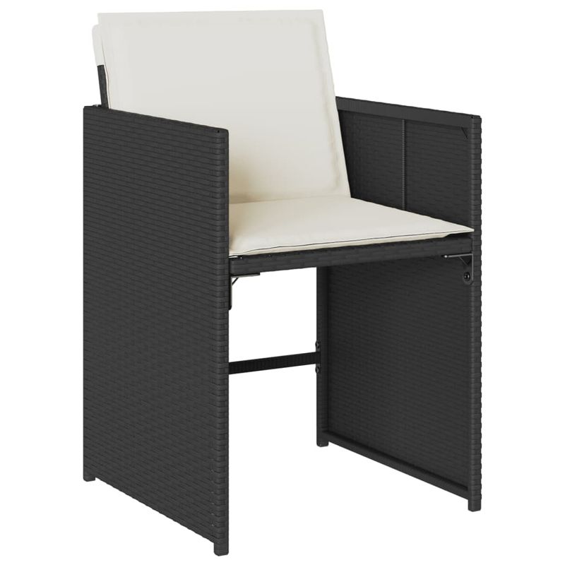 Casa si Gradina - Gradina si terasa - Mobilier exterior - Seturi mobila gradina - Set mobilier de gradina cu perne, 15 piese, negru, poliratan - Infinity.ro