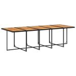 Casa si Gradina - Gradina si terasa - Mobilier exterior - Seturi mobila gradina - Set mobilier de gradina cu perne, 15 piese, negru, poliratan - Infinity.ro