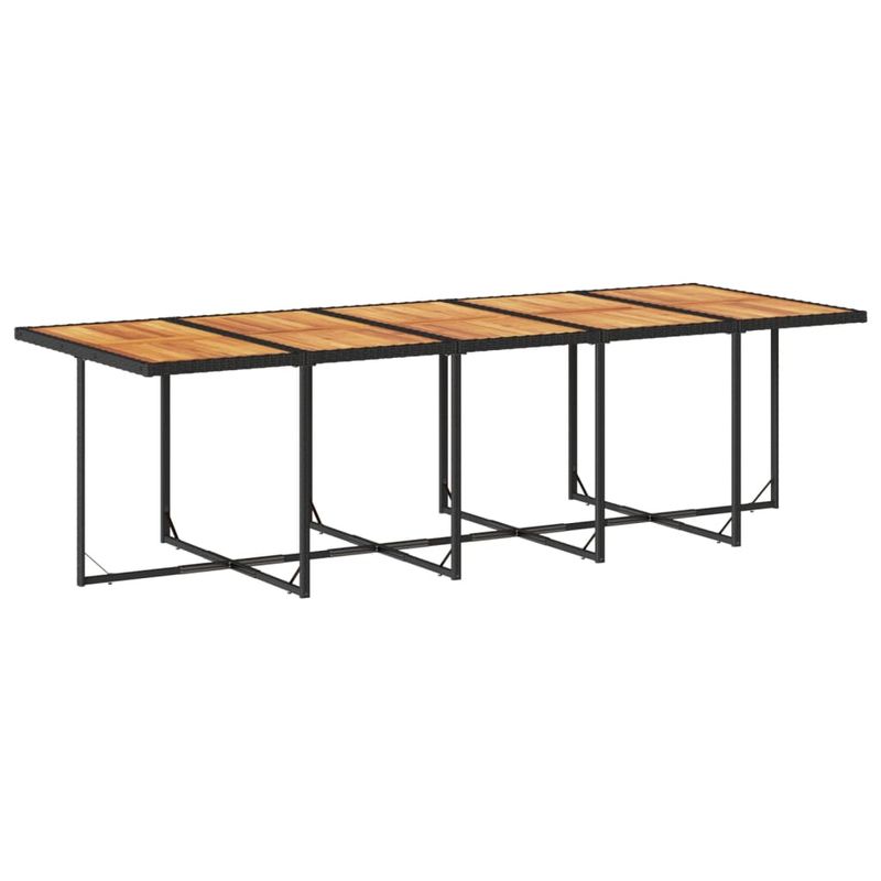 Casa si Gradina - Gradina si terasa - Mobilier exterior - Seturi mobila gradina - Set mobilier de gradina cu perne, 15 piese, negru, poliratan - Infinity.ro