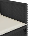 Casa si Gradina - Gradina si terasa - Mobilier exterior - Seturi mobila gradina - Set mobilier de gradina cu perne, 15 piese, negru, poliratan - Infinity.ro