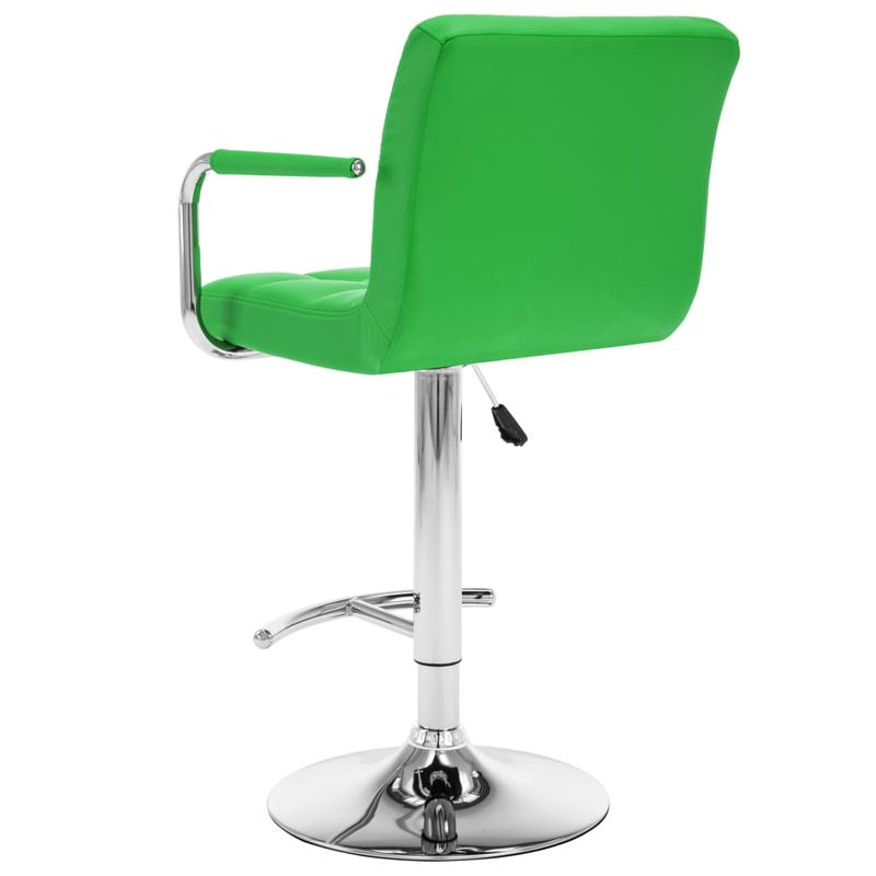 Casa si Gradina - Mobilier - Scaune si fotolii - Scaune - Scaune de bar, 2 buc., verde, piele ecologica - Infinity.ro