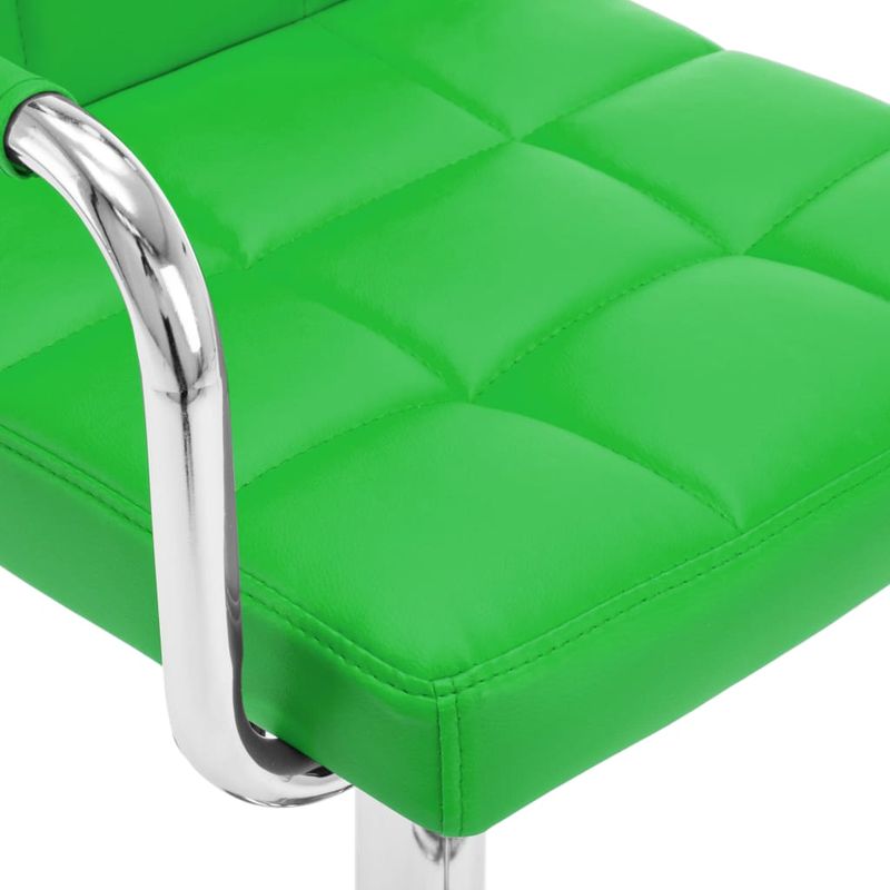 Casa si Gradina - Mobilier - Scaune si fotolii - Scaune - Scaune de bar, 2 buc., verde, piele ecologica - Infinity.ro