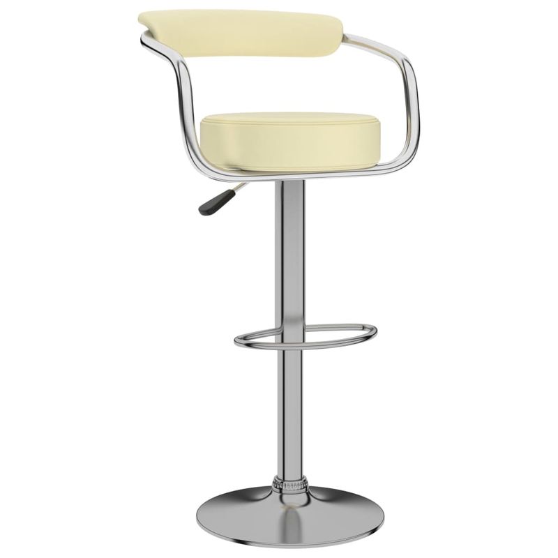 Casa si Gradina - Mobilier - Scaune si fotolii - Scaune - Scaune de bar, 2 buc., crem, piele ecologica - Infinity.ro