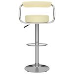 Casa si Gradina - Mobilier - Scaune si fotolii - Scaune - Scaune de bar, 2 buc., crem, piele ecologica - Infinity.ro