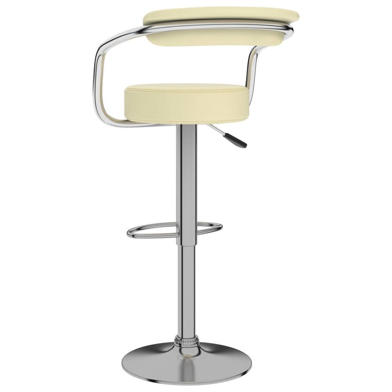Casa si Gradina - Mobilier - Scaune si fotolii - Scaune - Scaune de bar, 2 buc., crem, piele ecologica - Infinity.ro