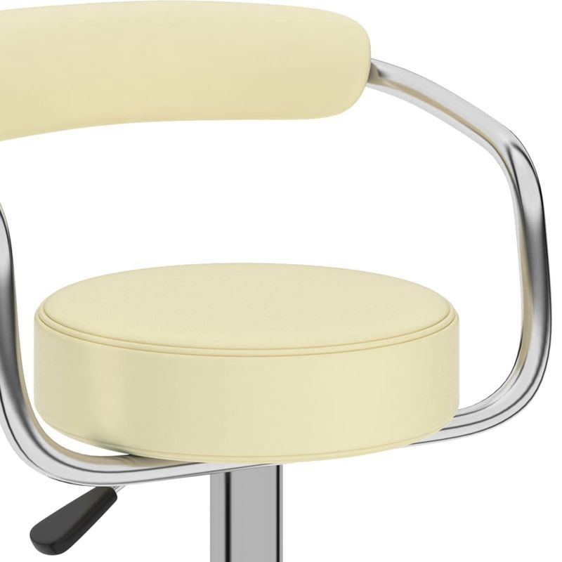 Casa si Gradina - Mobilier - Scaune si fotolii - Scaune - Scaune de bar, 2 buc., crem, piele ecologica - Infinity.ro