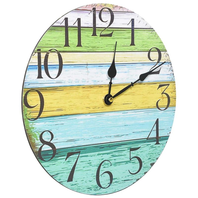 Casa si Gradina - Decoratiuni - Ceasuri - Ceas de perete, multicolor, 30 cm, MDF - Infinity.ro