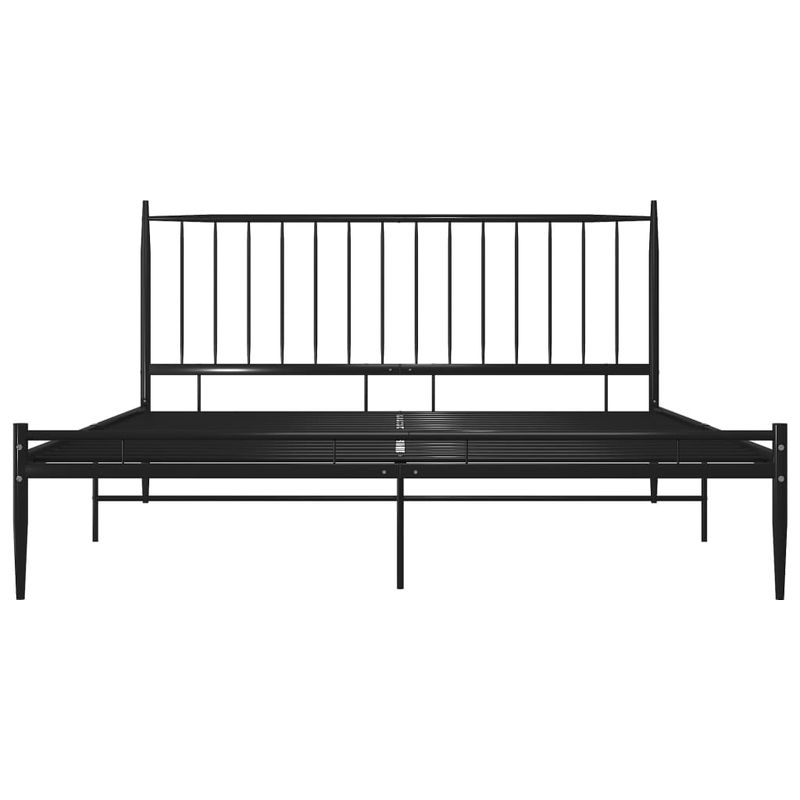 Casa si Gradina - Mobilier - Paturi si accesorii - Paturi - Cadru de pat, negru, 200x200 cm, metal - Infinity.ro