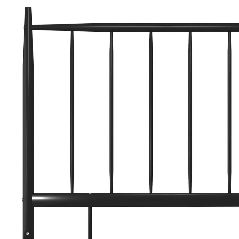 Casa si Gradina - Mobilier - Paturi si accesorii - Paturi - Cadru de pat, negru, 200x200 cm, metal - Infinity.ro