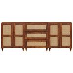 Casa si Gradina - Mobilier - Dulapuri si sifoniere - Dulapuri - Set de bufet 3 pcs Maro 180 x 33 x 75 cm Lemn masiv de mango - Infinity.ro