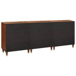 Casa si Gradina - Mobilier - Dulapuri si sifoniere - Dulapuri - Set de bufet 3 pcs Maro 180 x 33 x 75 cm Lemn masiv de mango - Infinity.ro