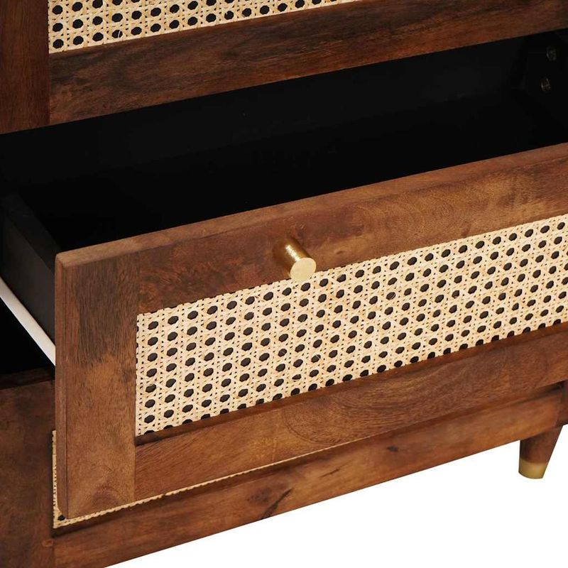 Casa si Gradina - Mobilier - Dulapuri si sifoniere - Dulapuri - Set de bufet 3 pcs Maro 180 x 33 x 75 cm Lemn masiv de mango - Infinity.ro