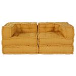 Casa si Gradina - Textile si covoare - Perne si pilote - Perne decorative - Perna 2 pcs Galben 70 x 70 x 54 cm Poliester - Infinity.ro