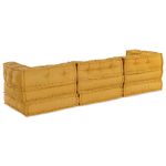 Casa si Gradina - Textile si covoare - Perne si pilote - Perne decorative - Perna 3 pcs Galben 70 x 70 x 54 cm Poliester - Infinity.ro