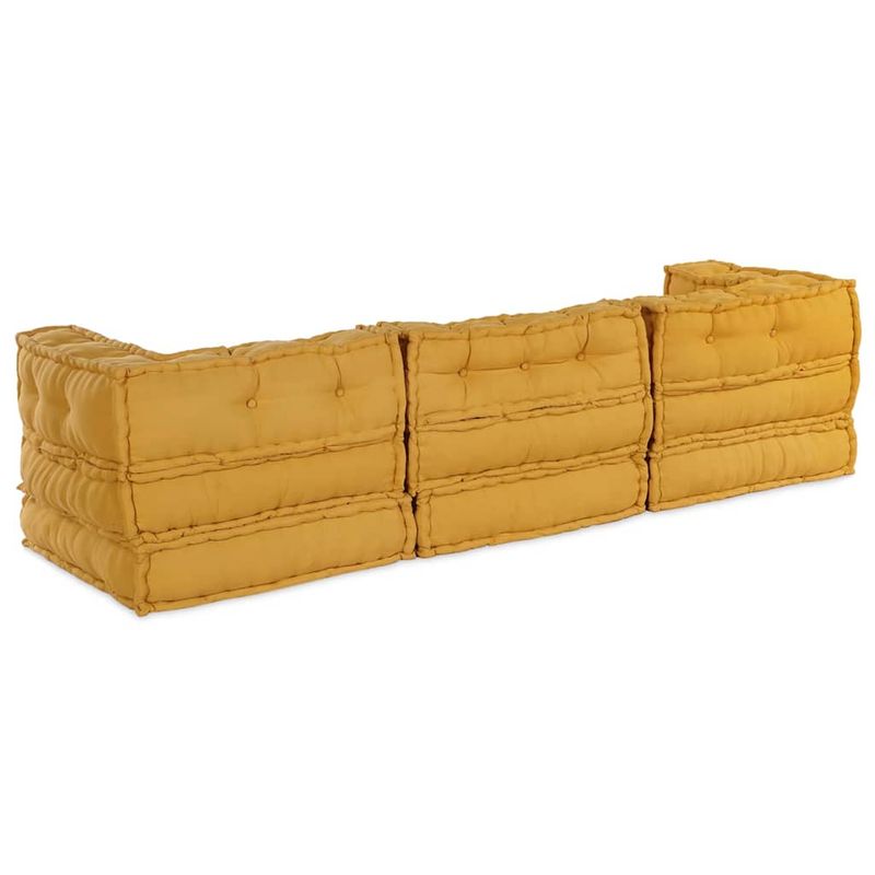 Casa si Gradina - Textile si covoare - Perne si pilote - Perne decorative - Perna 3 pcs Galben 70 x 70 x 54 cm Poliester - Infinity.ro