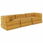 Casa si Gradina - Textile si covoare - Perne si pilote - Perne decorative - Perna 3 pcs Galben 70 x 70 x 54 cm Poliester - Infinity.ro
