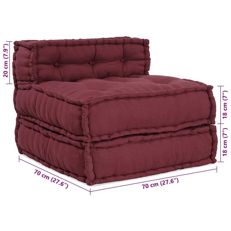 Casa si Gradina - Textile si covoare - Perne si pilote - Perne decorative - Perna 4 pcs Rosu 70 x 70 x 54 cm Poliester - Infinity.ro