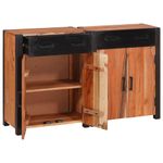 Casa si Gradina - Mobilier - Comode si corpuri - Comode - Bufet 2 pcs Maro 110 x 30 x 75 cm Lemn masiv de acacia - Infinity.ro