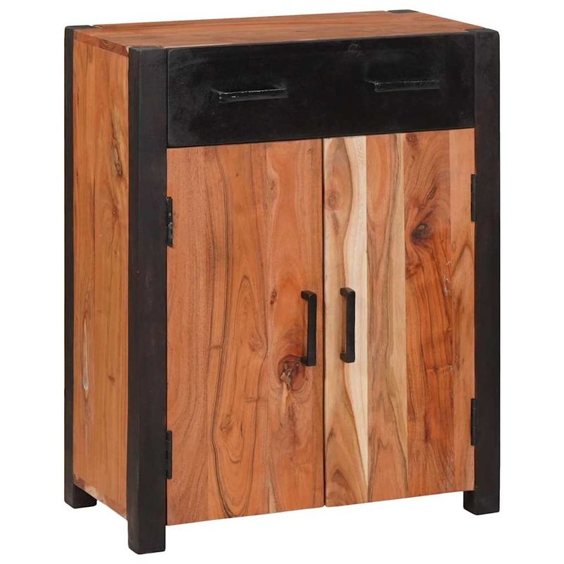Casa si Gradina - Mobilier - Comode si corpuri - Comode - Bufet 2 pcs Maro 110 x 30 x 75 cm Lemn masiv de acacia - Infinity.ro